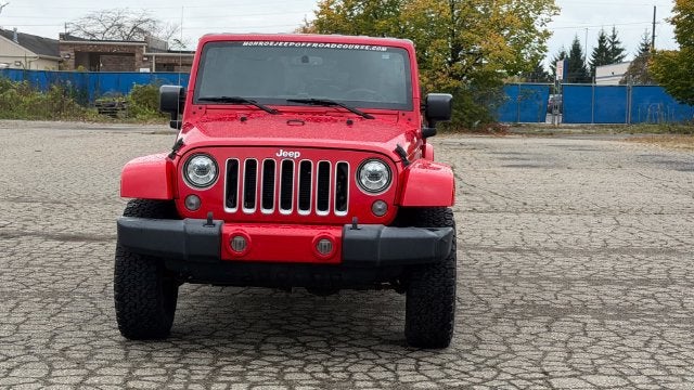 Used 2017 Jeep Wrangler Unlimited Sahara with VIN 1C4BJWEG8HL632401 for sale in Woodhaven, MI
