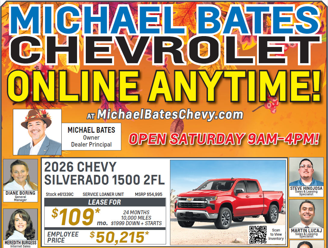 2026 Silverado 1500 Offer | Michael Bates Chevrolet in Woodhaven MI