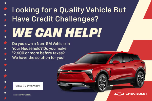 New Electric Vehicle at Michael Bates Chevrolet in Woodhaven MI