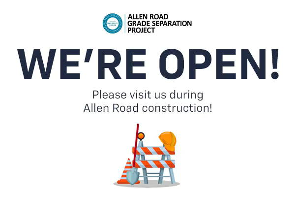 Allen Road Grade Separation Project at Michael Bates Chevrolet in Woodhaven